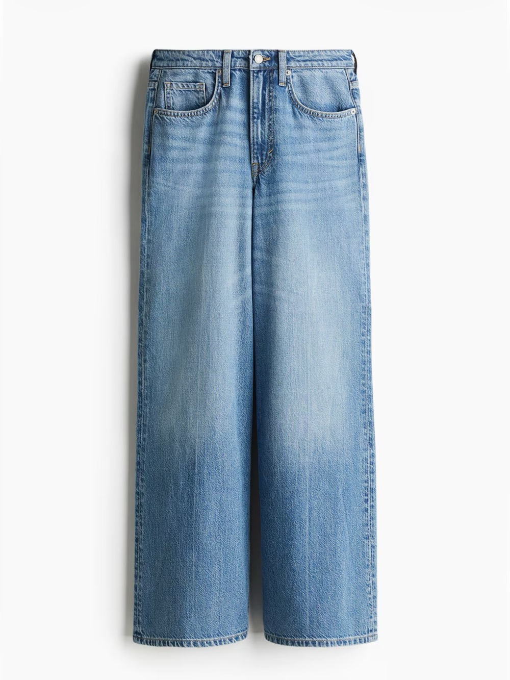 H&M High Rise Wide Leg Jeans Size 6
